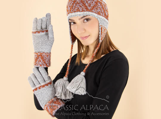Shipibo Alpaca Boucle Gloves