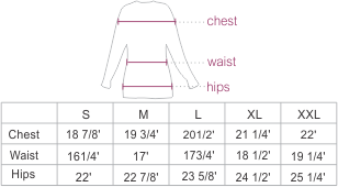 Boucle Alpaca Coat Size chart