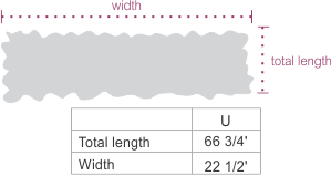 Mabel Alpaca Lace Shawl Size chart