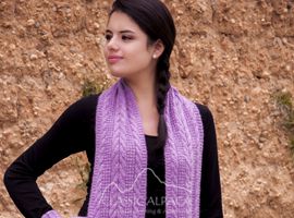 Classic Cable Alpaca Scarf Classic Cable Alpaca Scarf