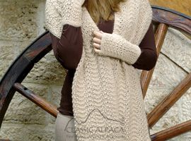 Scallop Lace Alpaca Scarf Scallop Lace Alpaca Scarf