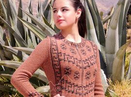 Paracas Zipper Alpaca Cardigan