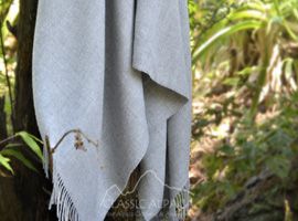 Woven & Brushed Baby Alpaca Throw Woven & Brushed Baby Alpaca Throw