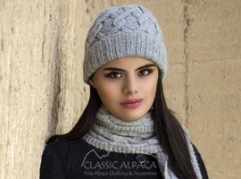 Snake Cable Alpaca Hat Snake Cable Alpaca Hat