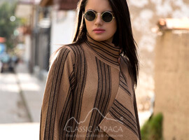 Long Sleeve Empire Alpaca Cardigan