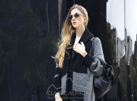 Eithne Oversized Long Coat | Classic Alpaca Peru
