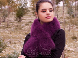 PREMIUM Baby Alpaca Fur Stole PREMIUM Baby Alpaca Fur Stole