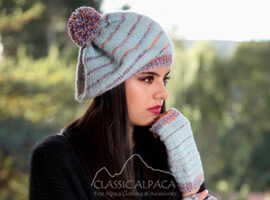 Brushed Beret Alpaca Hat