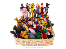 Alpaca Finger Puppets - Pack 25 - Various