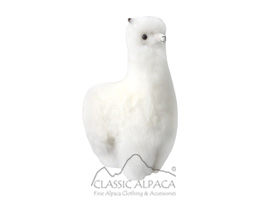 Baby Alpaca Fur-Standing Alpaca 13 inches