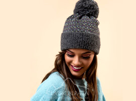 Snowfall Brushed Alpaca Hat