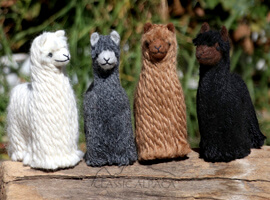 Needle Felted Suri Baby Alpaca