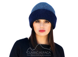 Unisex Reversible knit English Alpaca Hat