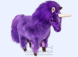 BABY ALPACA Fur - Unicorn Ornament 12" BABY ALPACA Fur - Unicorn Ornament 12"