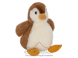Baby Alpaca Fur - Penguin Ornament 13" Baby Alpaca Fur - Penguin Ornament 13"
