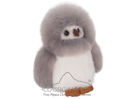 Baby Alpaca Fur - Owl Ornament 9" Baby Alpaca Fur - Owl Ornament 9"