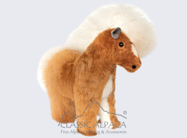 Alpaca Fur - Horse Ornament 12 inches