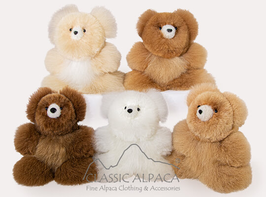 Baby Alpaca Fur-Teddy Bear 7.5 inches