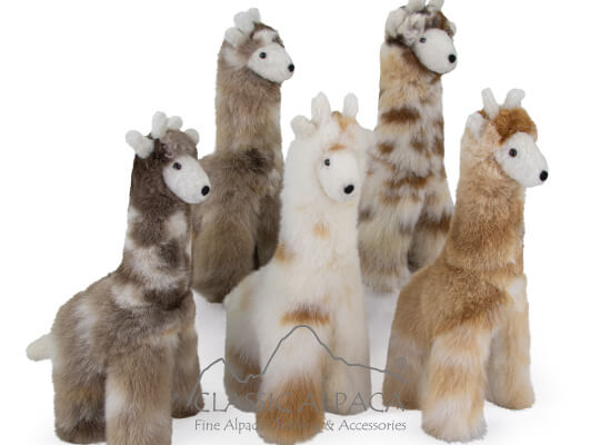 Baby Alpaca Fur - Giraffe Ornament 15"