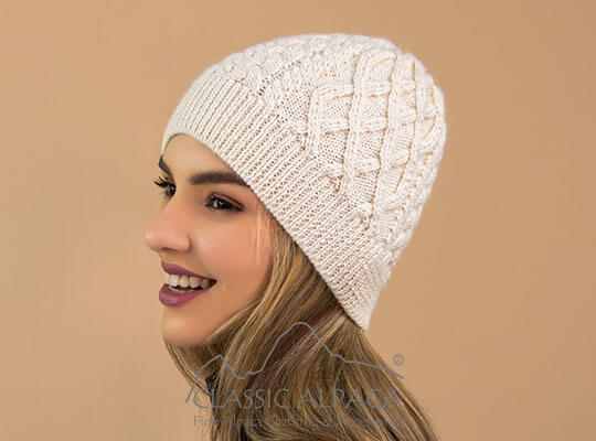 Clara Cable Alpaca Hat