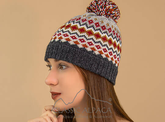 Jordana Alpaca Hat - Fleece Lining