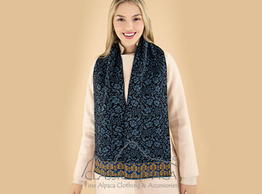 Martella Reversible Baby Alpaca Scarf