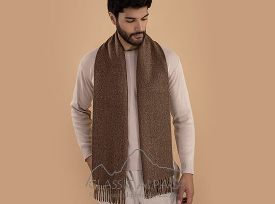 Woven & Brushed Imperial Baby Alpaca Scarf