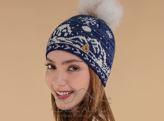 Meadow Snow Alpaca Hat