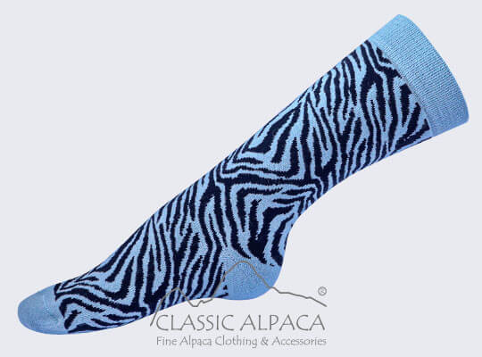 Premium Zebra Alpaca Socks