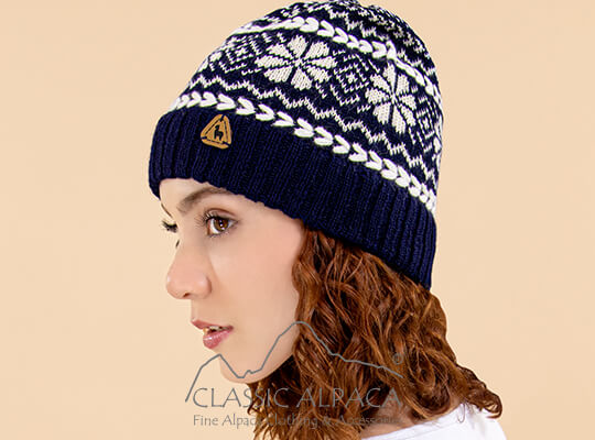 Geometric Alpaca Hat