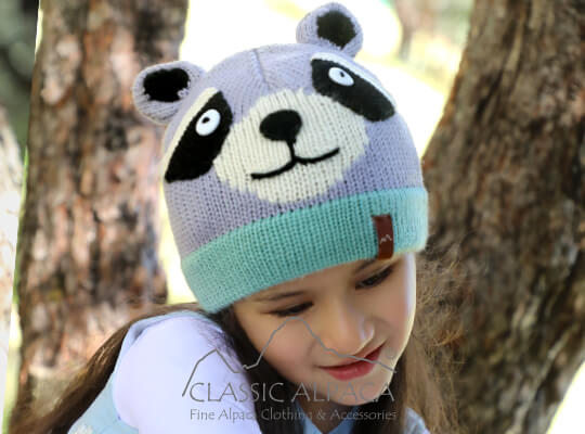 Alpaca Kids - Raccoon Alpaca Hat