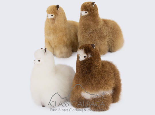 Baby Alpaca Fur - Standing Alpaca 12 inches