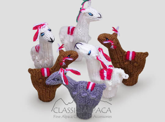 Alpaca Finger Puppets - Pack 25 - Alpacas