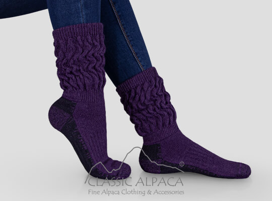 Premium Alpaca Therapeutic Unisex Socks With Reinforcement And Cushioned