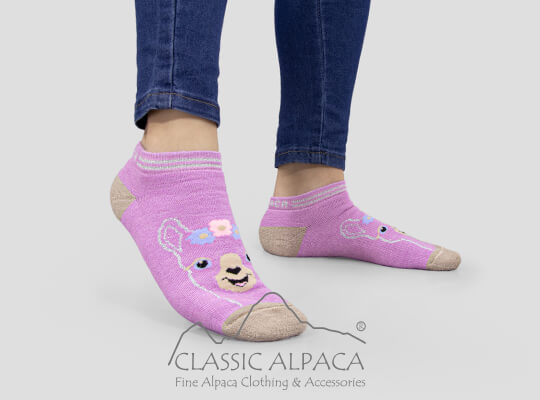 Premium Alpaca Ankle Face Socks