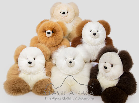 BABY Alpaca Fur-Teddy Bear 15"