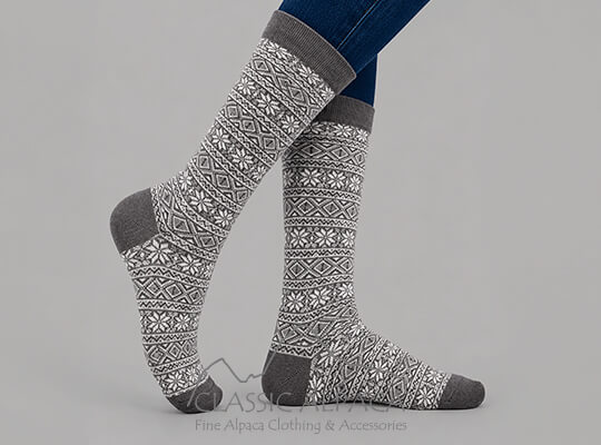 Premium Alpaca Nordic Socks