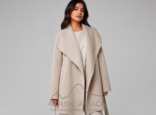 Sarah Baby Alpaca Long Blazer