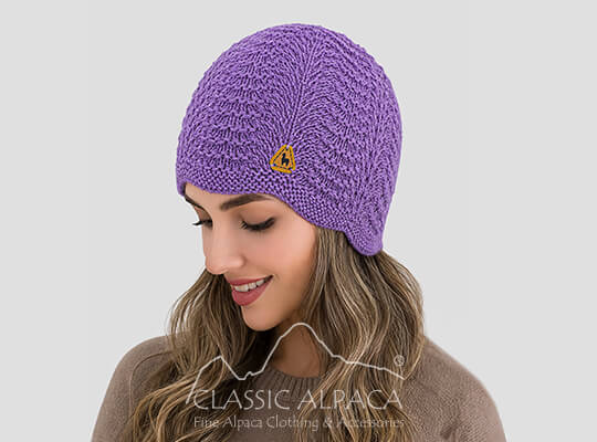 Scallop Lace Alpaca Hat