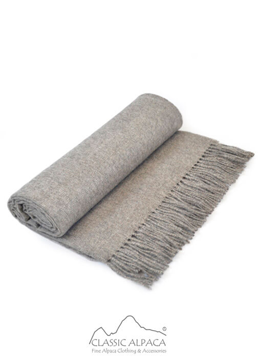 Woven & Brushed Royal Alpaca Throw