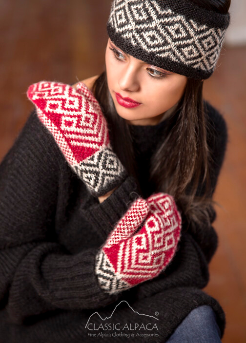 Ski Alpaca Mittens