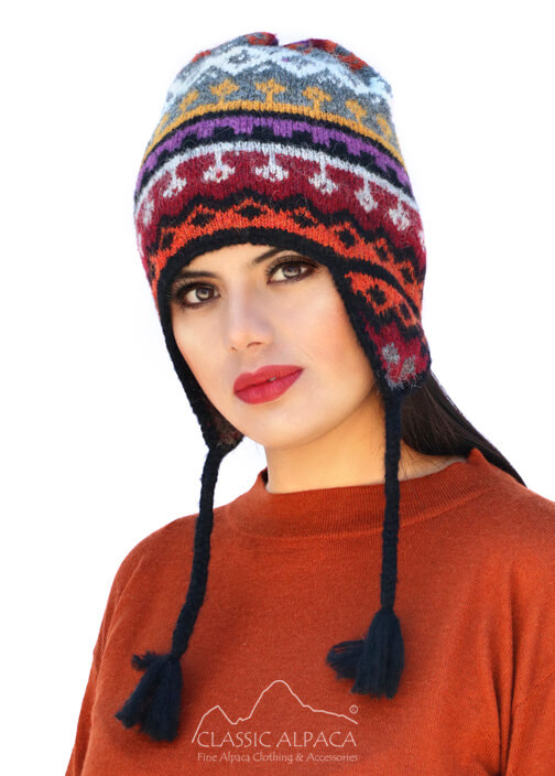 Telluride Alpaca Hat with Ear Flaps | Classic Alpaca Peru