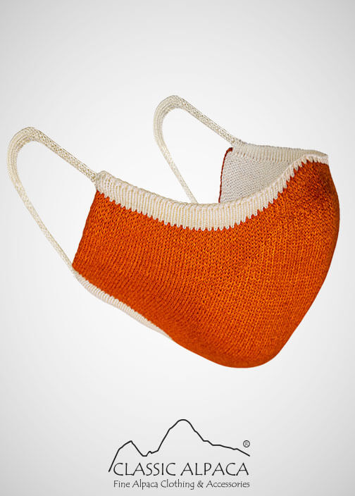 Baby Alpaca-Cotton Knitted Mask