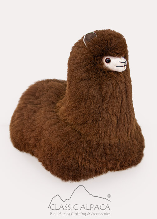 BABY Alpaca Fur - Peruvian Cushing Ornament 9"