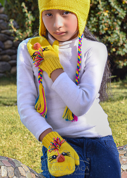 Alpaca Kids - Chicken Alpaca Mittens