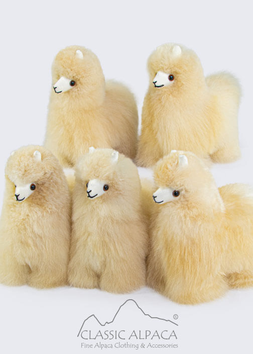 Baby Alpaca Fur-Standing Alpaca 8"