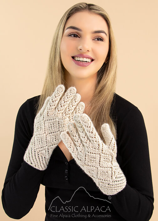 London Lace Baby Alpaca Gloves