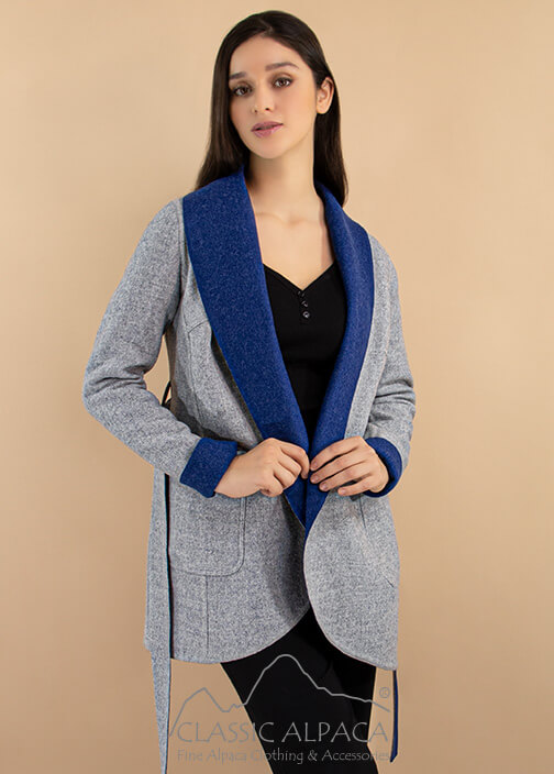 Stella Alpaca Reversible Coat
