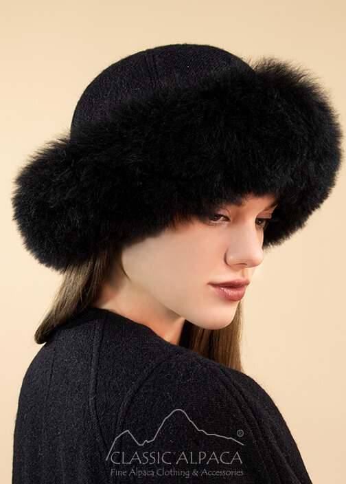 PREMIUM Royal Alpaca Fabric Fur Hat