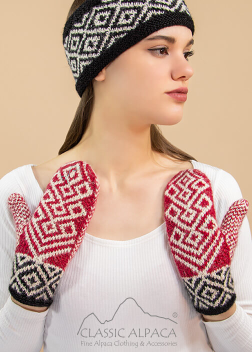Ski Alpaca Mittens